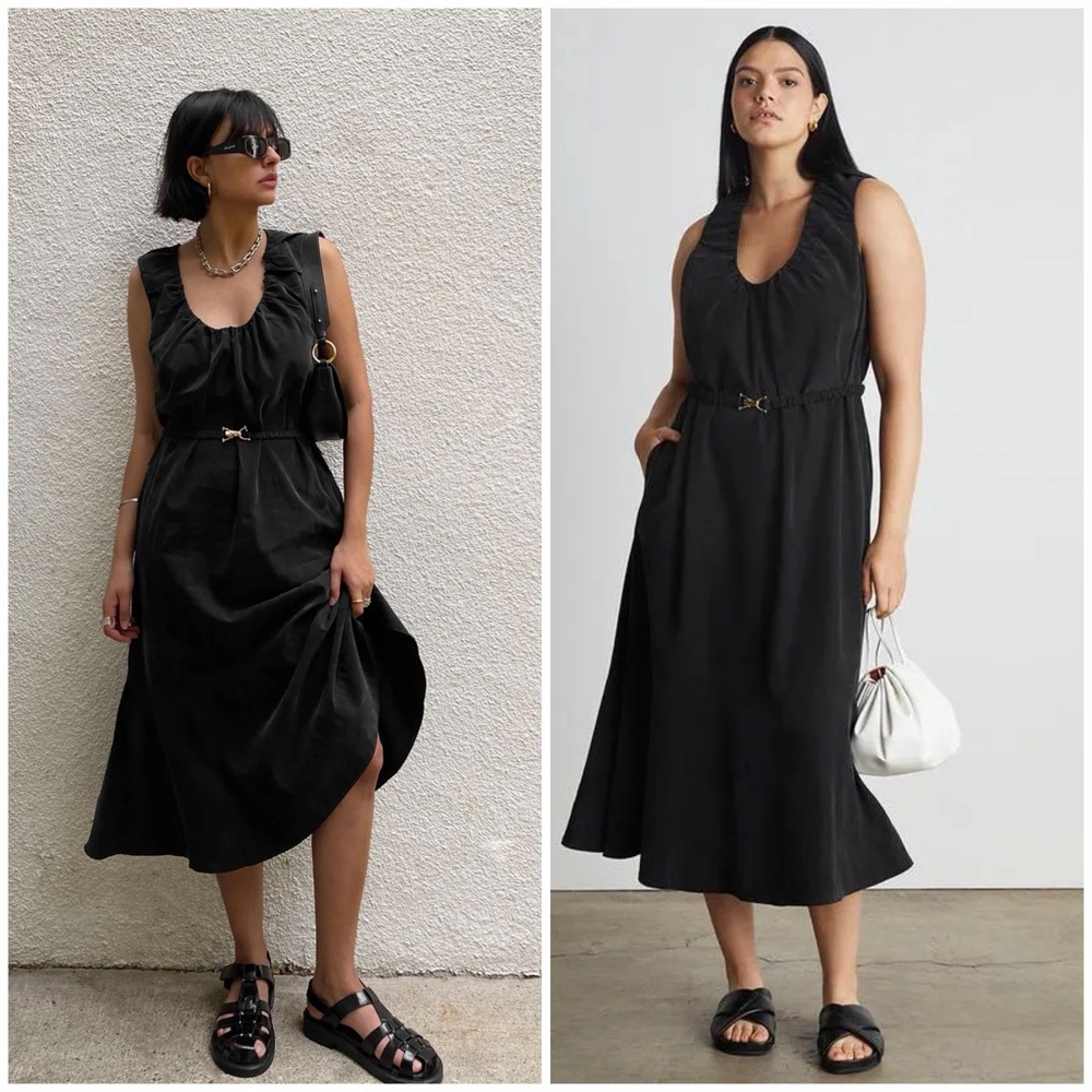 Who What Wear Collection Black Sleeveless Dress